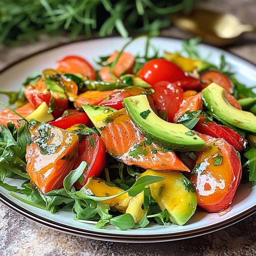 Салат из рыбы с овощами